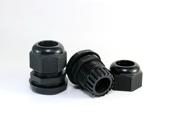 Black cable gland