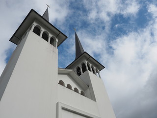 H&aacute;teigskirkja Church -in Reykjavik, Island
