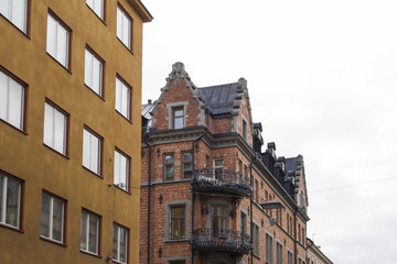 Hausfassade in Stockholm