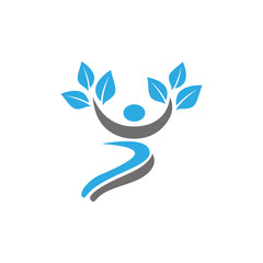 balancing energy people logo