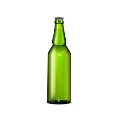 Green bottle of beer