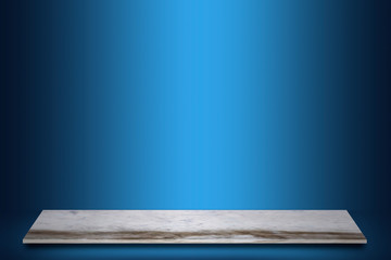 white marble texture on blue background
