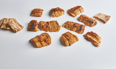 chicken doner isolated white background