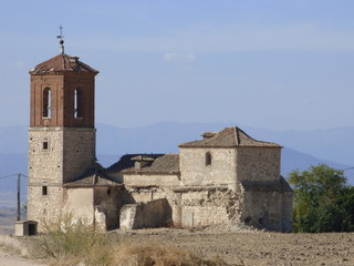Caudilla (Toledo,Castilla La Mancha) desde el aire. Fotografia aerea con Drone