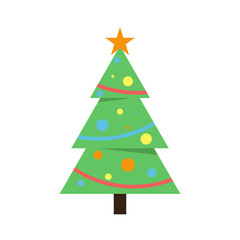 Christmas tree with star