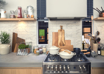 kitchen in country style