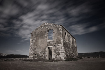Destroyed and abandoned