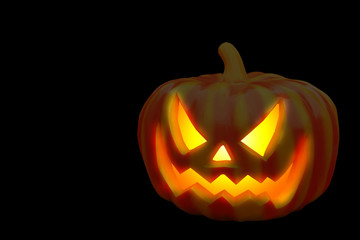 Ghost halloween pumpkin.