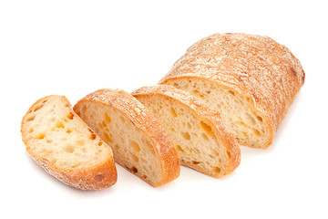Chiabata with cheese slice
