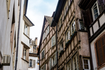 Obraz premium Traditional houses in La Petite France, Strasbourg, Alsace, France