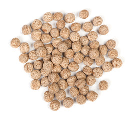 Heap of bran particles