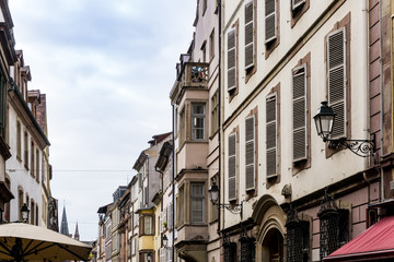 Obraz premium Beautiful view of ancient buildings at Strasbourg, Alsace, France