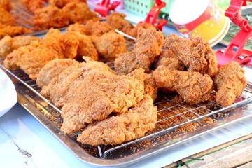 Fried chicken at street food