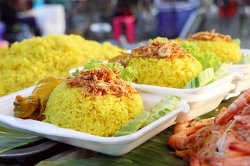 biryani rice with chicken