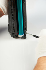 Repairing printer catridge