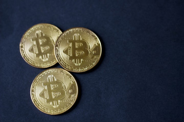 Photo Golden Bitcoins (new virtual money )