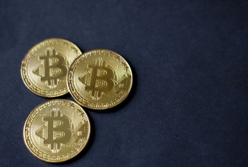 Photo Golden Bitcoins (new virtual money )