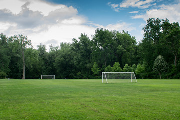 Obraz premium Soccer Playing Field