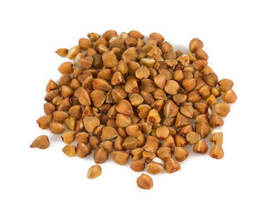 buckwheat isolated on white
