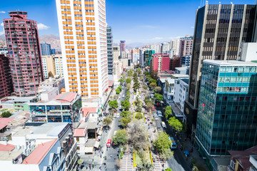El Prado in La Paz, Bolivia