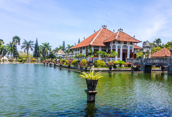 Fototapeta na wymiar Taman Ujung Water Palace - Bali, Indonesia