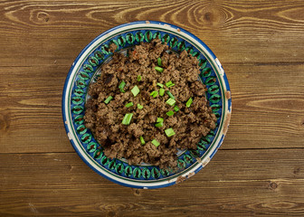 Azerbaijani dish Ezma