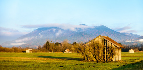 landscape murnauer moos - bavaria