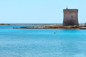 Torre Chianca beach on Salento sea coast, Italy