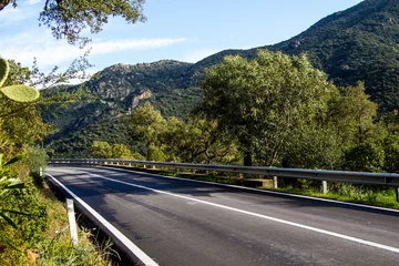 Fotobehang Quartu: strada statale 125, orientale sarda - Sardegna © GIANFRANCO