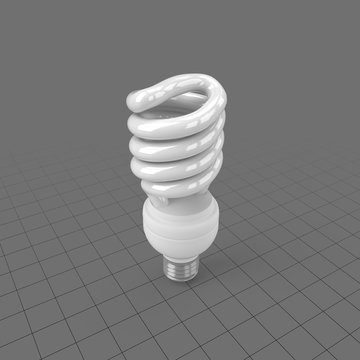 Twisted Light Bulb Lamp