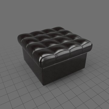 Leather Pouf Sofa