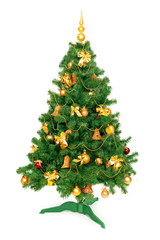 Christmas Tree isolated on white background