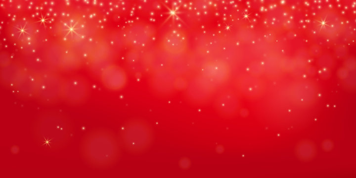 Red shine background. Abstract elegant shining bokeh concept