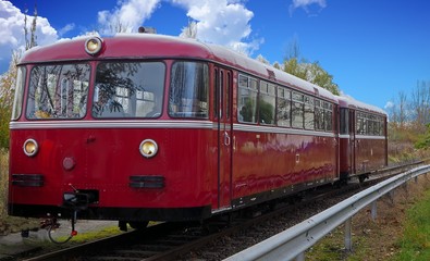 Naklejka premium Zabytkowy bus VT95