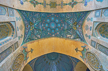 Decorative details of Sepahsalar mosque, Tehran