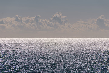 Sea horizon on the island of Tabarca