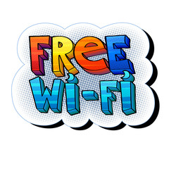 Free Wi-Fi sticker