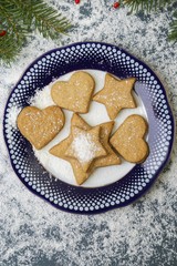 Christmas gingerbread cookies