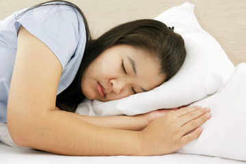  Beautiful Young Asian Sleeping Woman