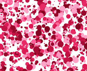 Abstract Red, Pink Circles background.