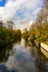 water canal in Tiergarten Berlin