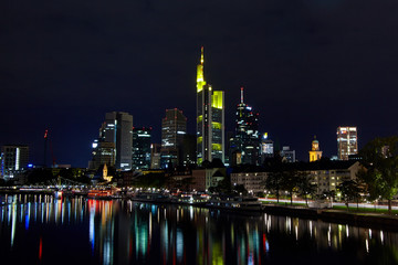 Obraz na płótnie Canvas Frankfurt am Main at night, Germany