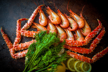  seafood platter. seafood buffet