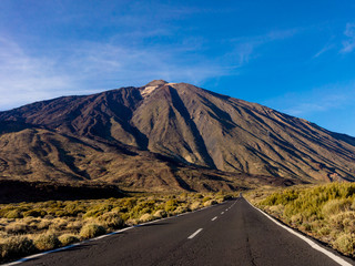 valley of volcano Teide, Tenerife, Spain