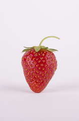 Strawberry on white background