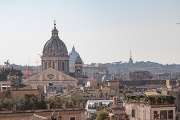 Fototapeta na wymiar Panoramic view of Rome 