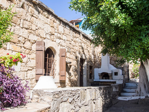Arolithos, Cretan traditional village in Crete, Greece