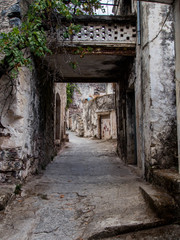 Fototapeta na wymiar Kalami, abandoned village in Crete, Greece