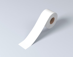 Sticky tape, scotch tape, adhesive tape, white and black tape 3d rendering