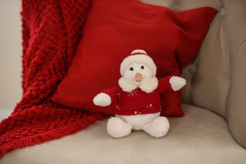 christmas decoration with vintage toys